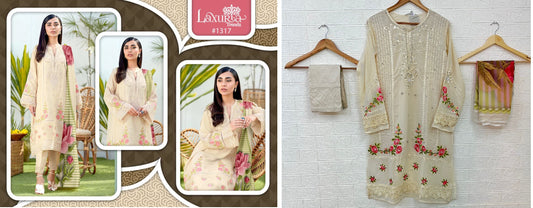 1317 Laxuria Trendz Pakistani Readymade Suits