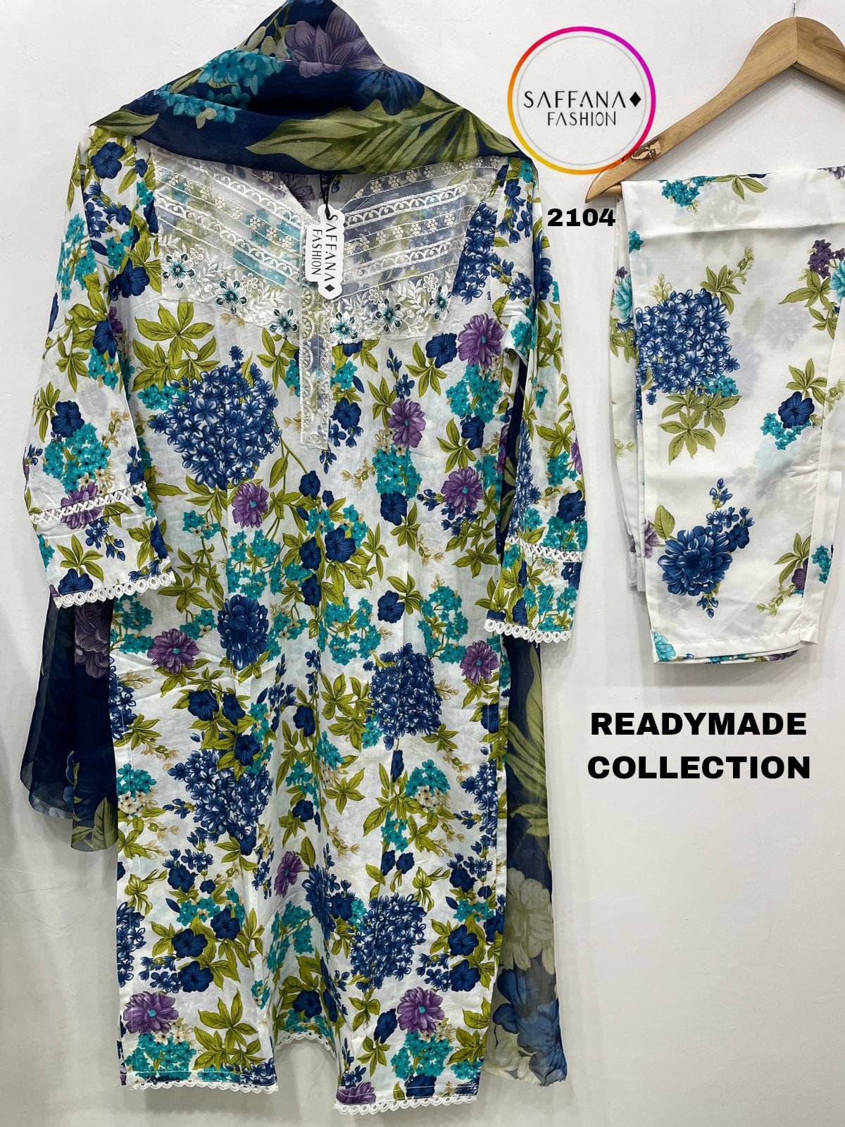 2104 Saffana Pakistani Readymade Suits