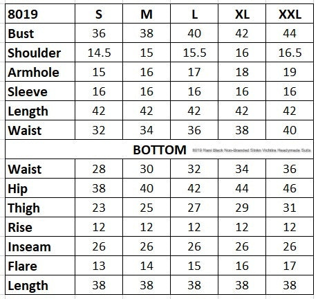 8019 Rani Black Non-Branded Stnkn Vichitra Readymade Suits