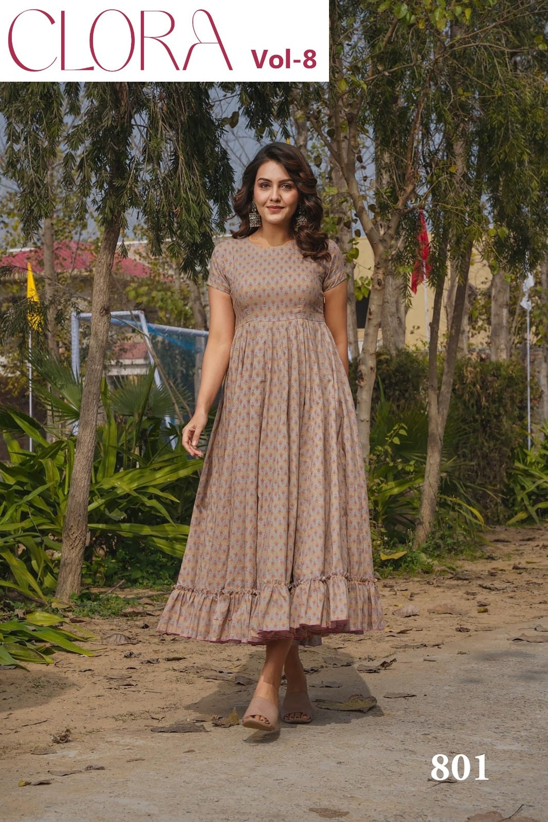 801 Clora Vol 8 Lucaya Heavy Rayon One Piece Gown