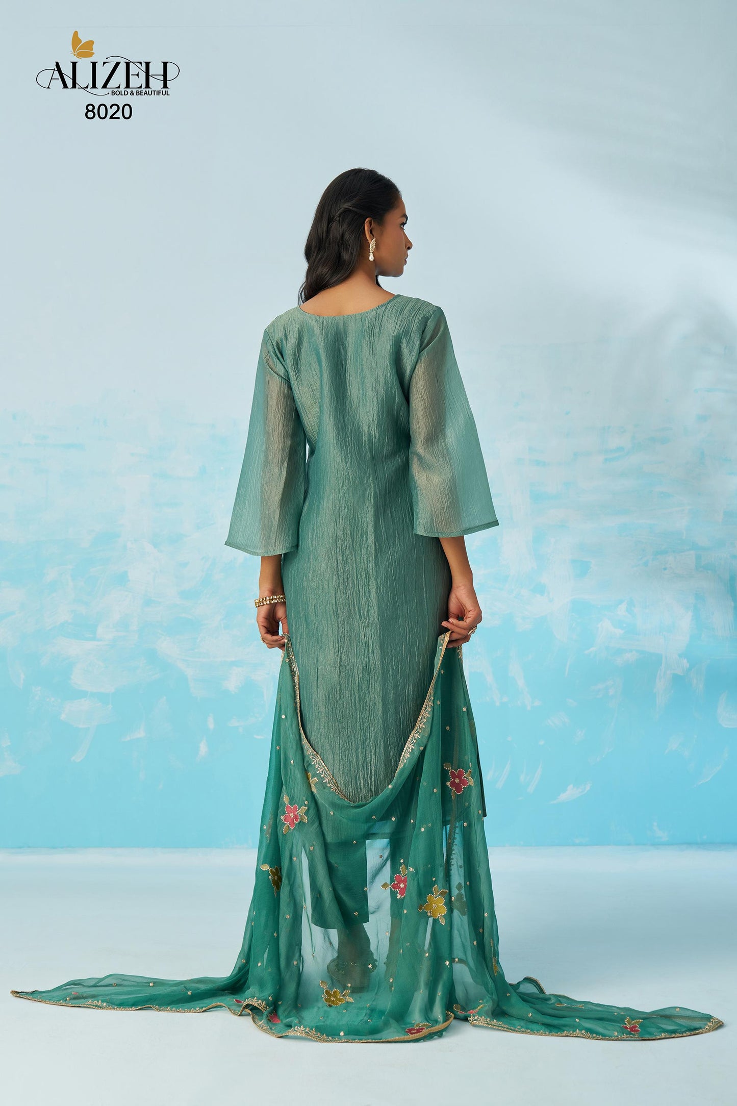 8020 Ehsaas Vol 2 Alizeh Fancy Crush Readymade Suits