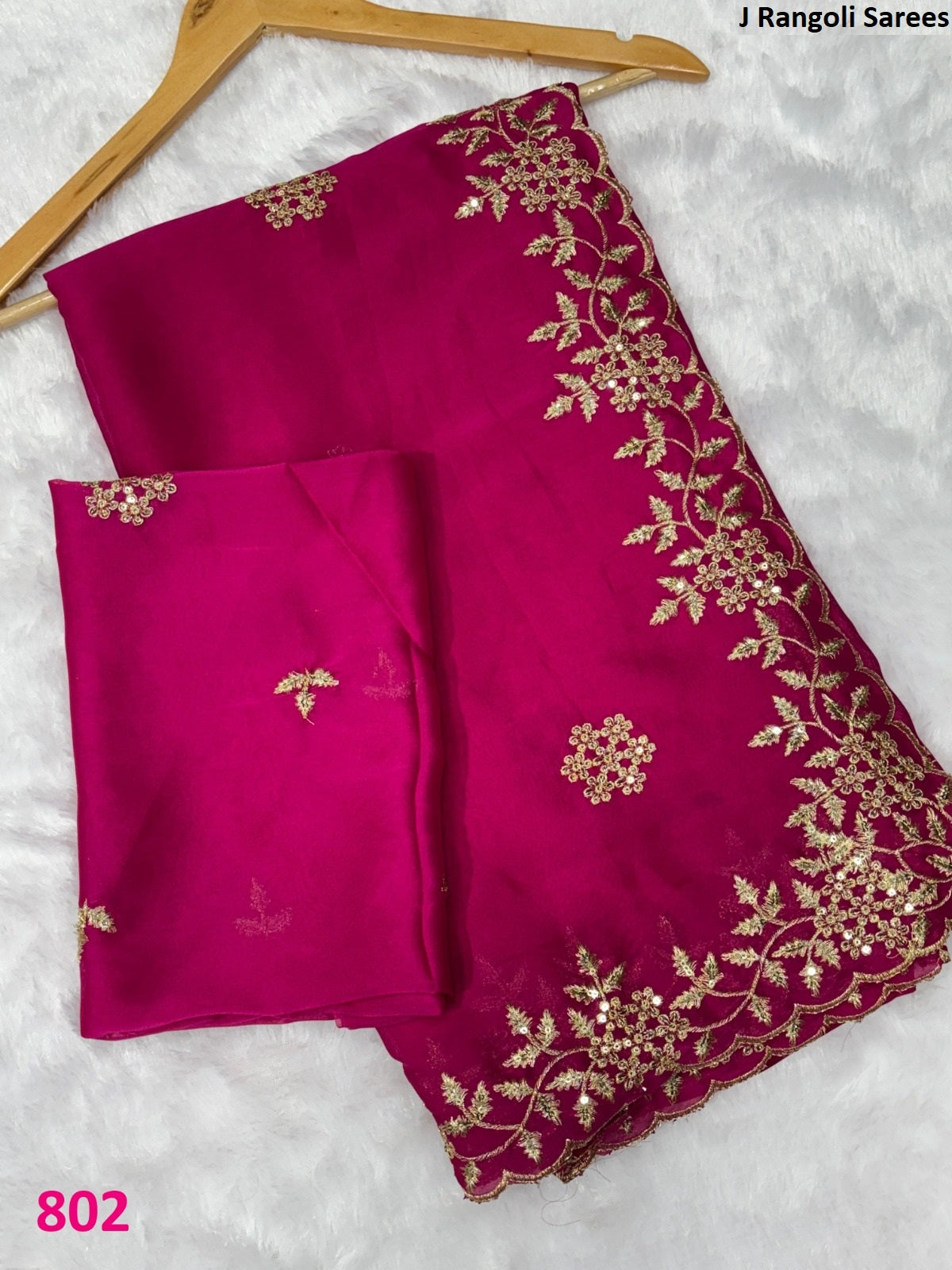 802 J Rangoli Sarees