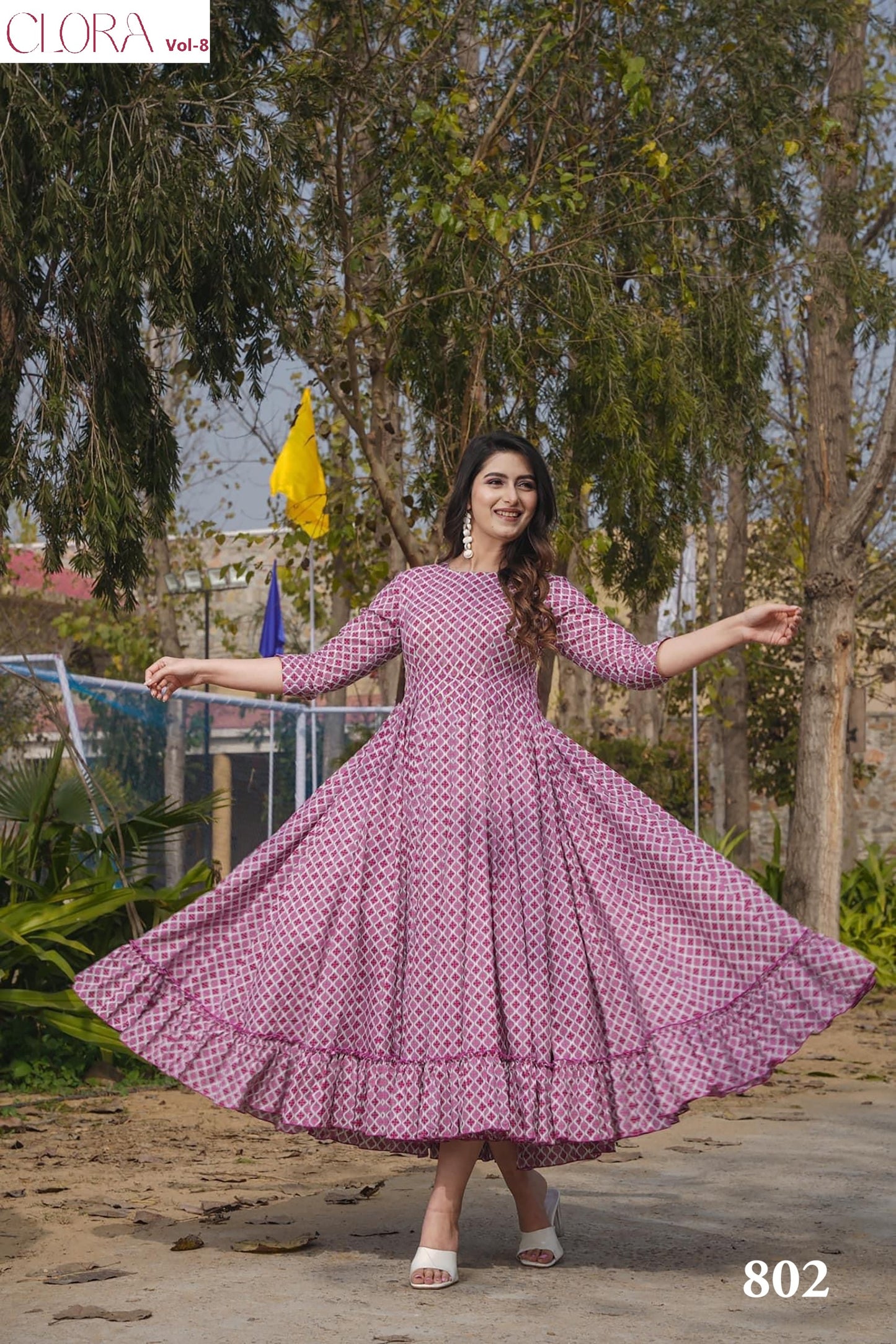 802 Vol 8 Lucaya Heavy Rayon One Piece