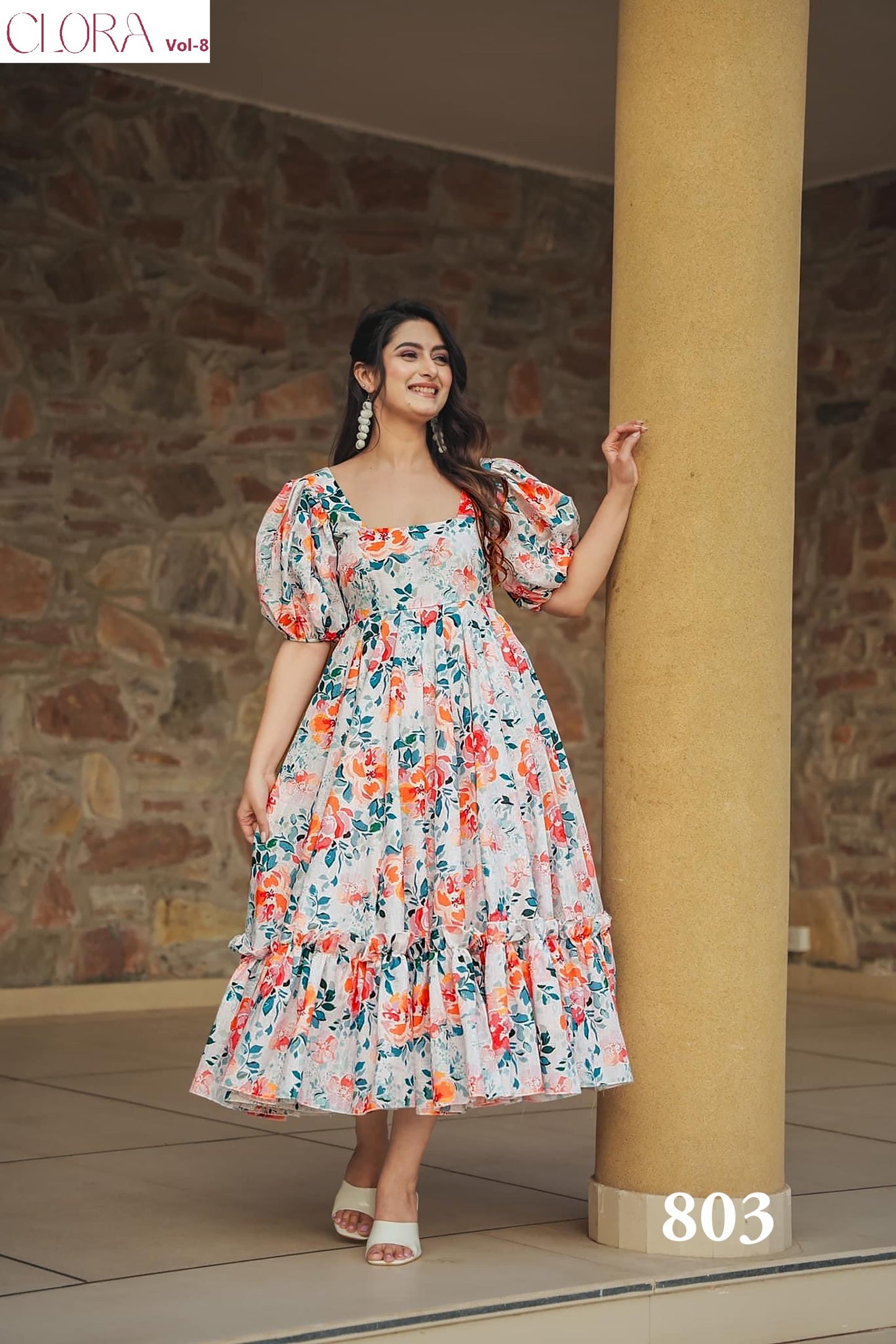 803 Vol 8 Lucaya Heavy Rayon One Piece
