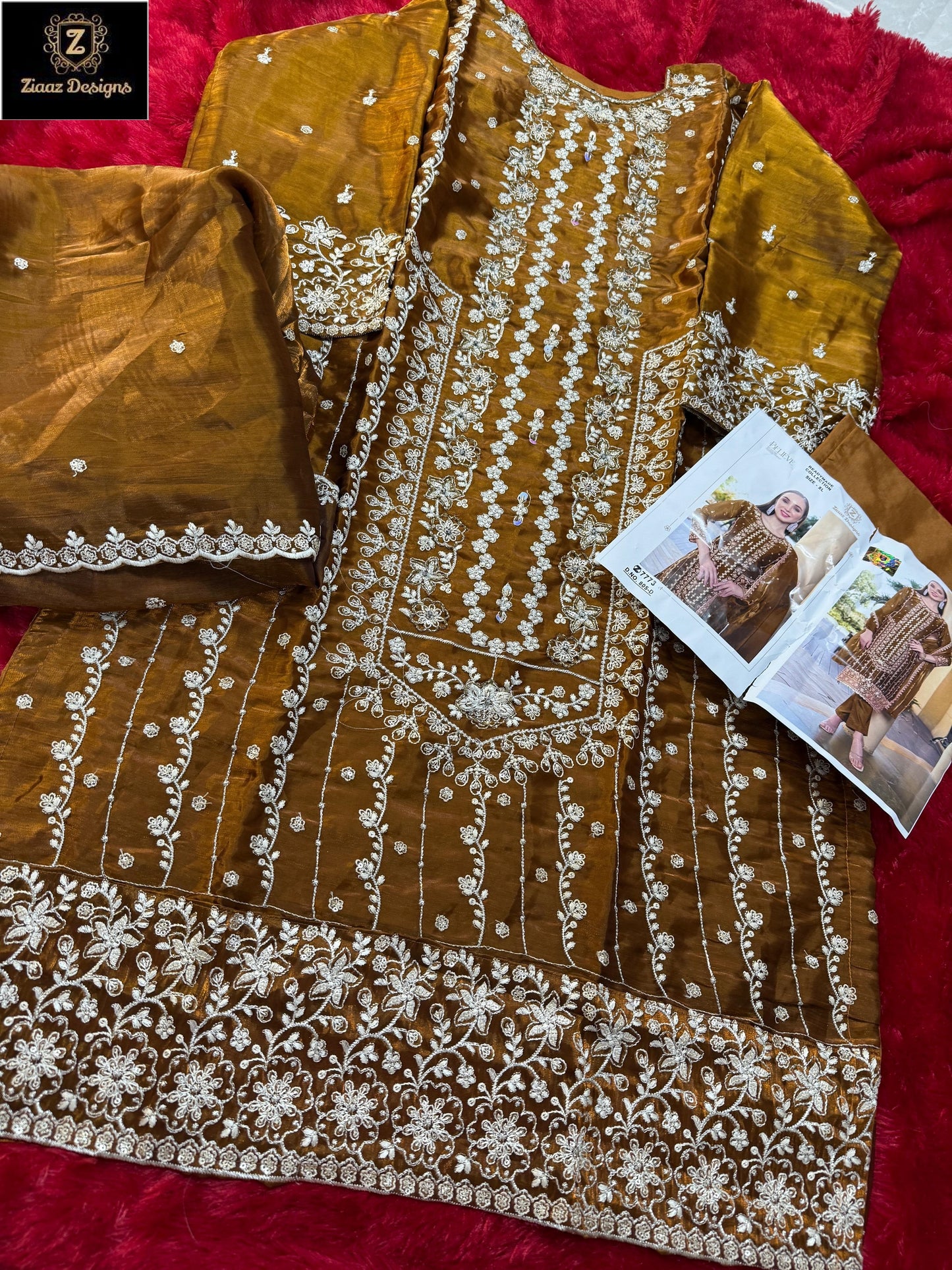805D Ziaaz Designs Jimmy Choo Pakistani Salwar Suits