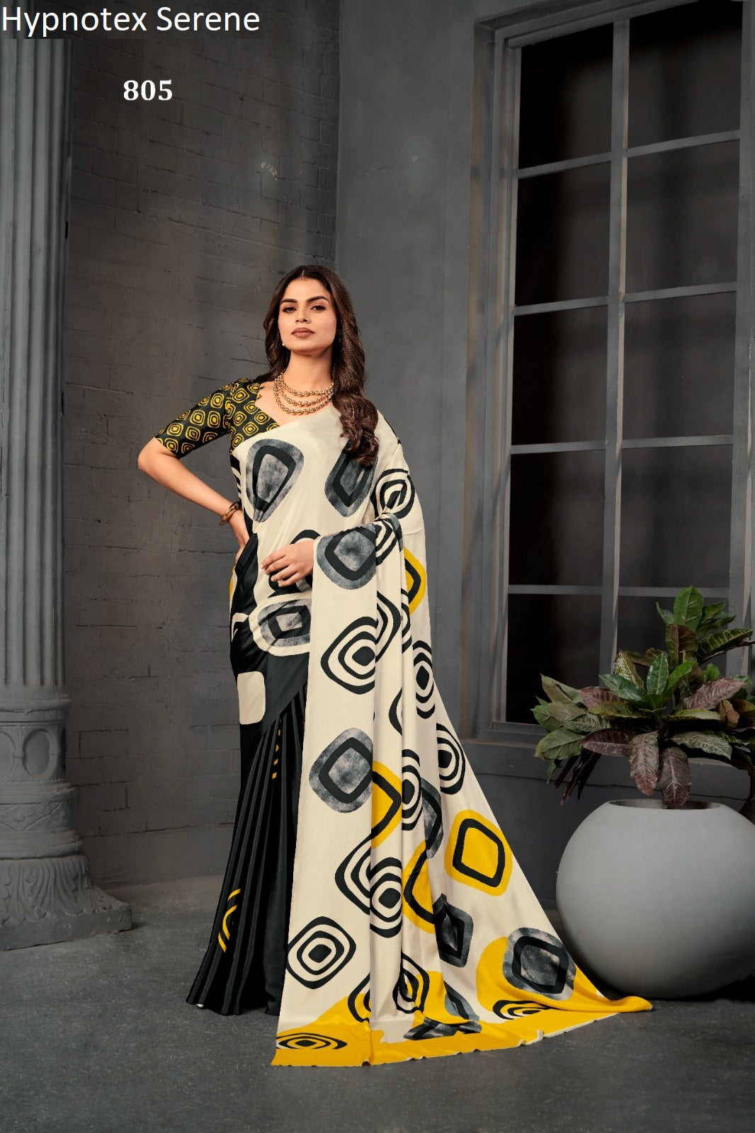 805 Serene Hypnotex Malai Silk Sarees