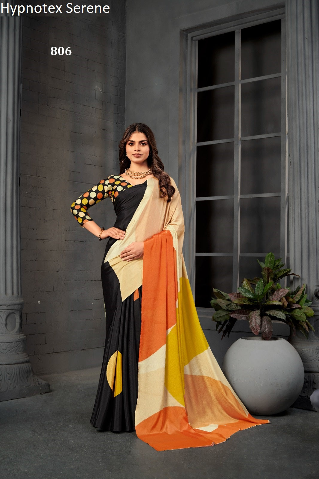 806 Serene Hypnotex Malai Silk Sarees