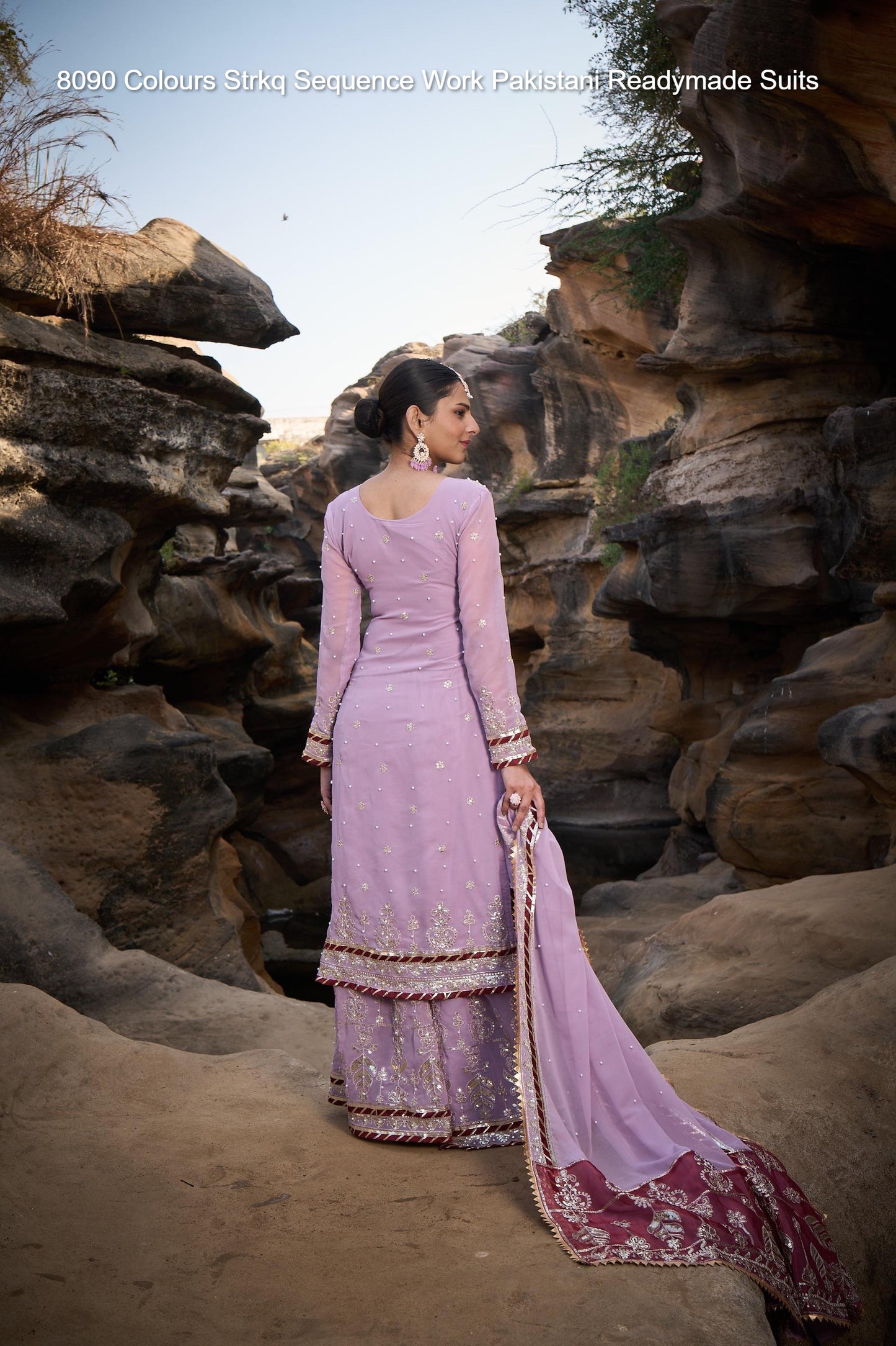 8090 Colours Strkq Sequence Work Pakistani Readymade Suits