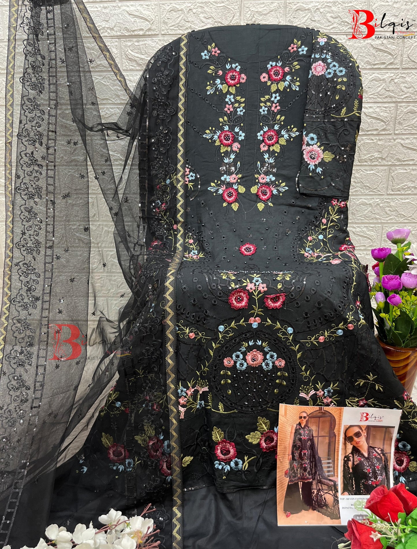 81-B Bilqis Pakistani Salwar Suits