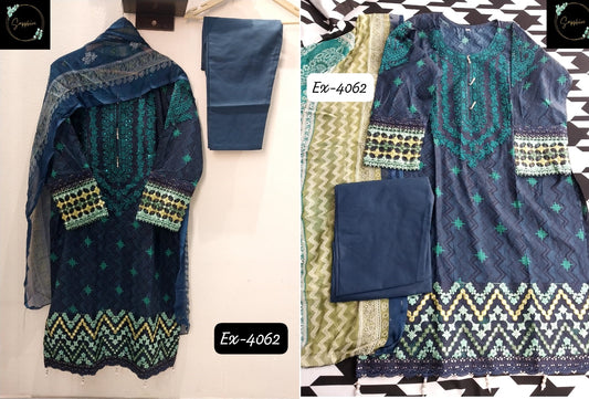 4062 Sapphire Pakistani Readymade Suits