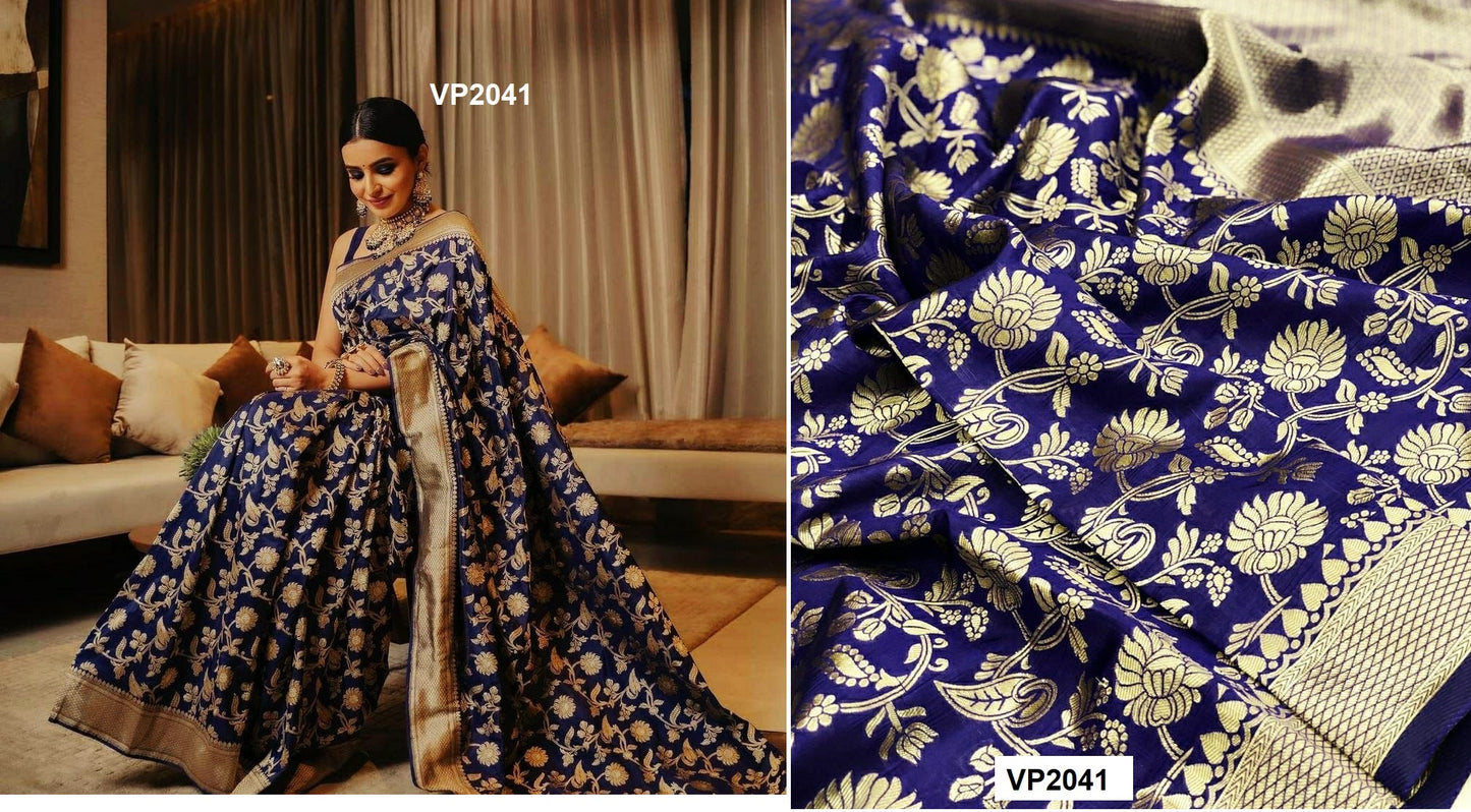 2041 Fashion Berry Sarees