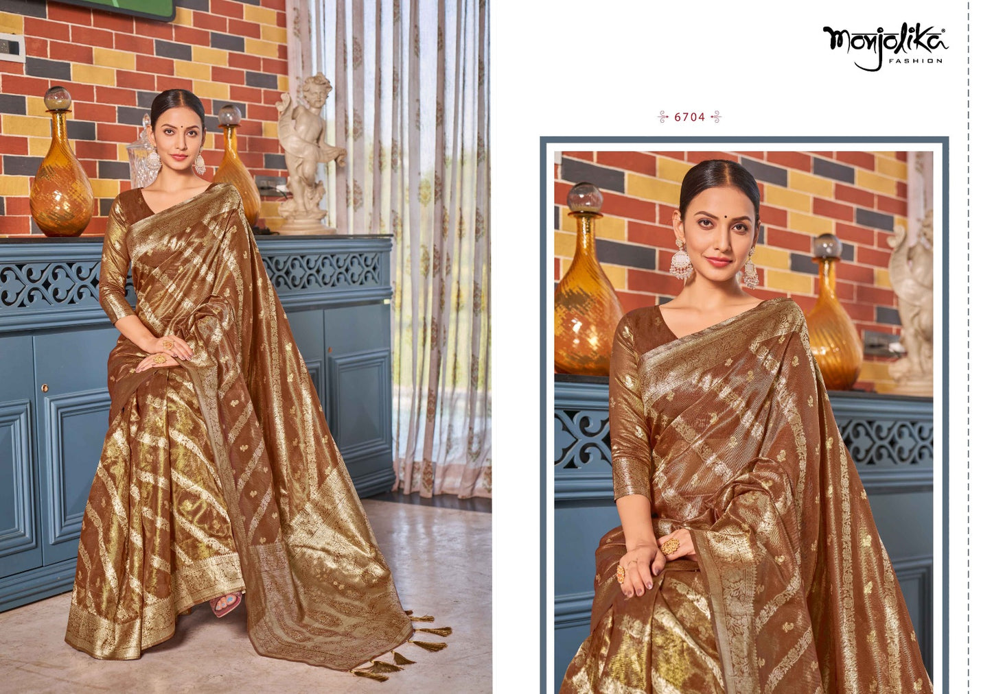 6704 Manasvi Monjolika Fashion Sarees