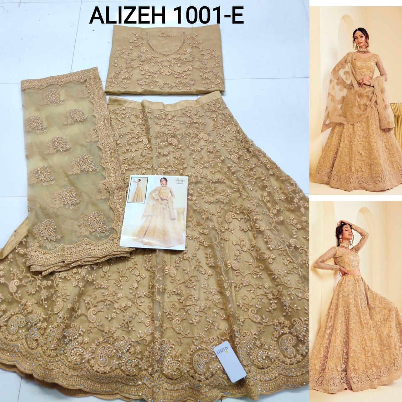 1001E Bride Hit Color Alizeh Lehenga Choli
