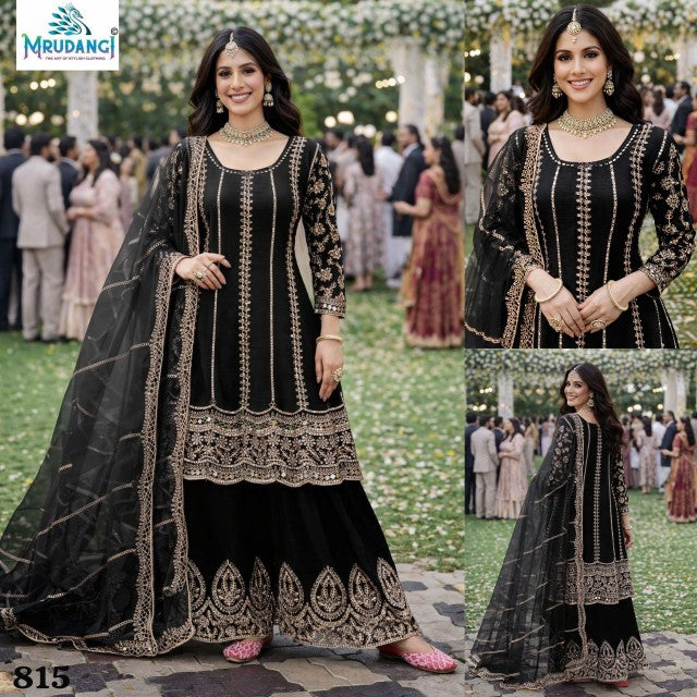 815 Ruby Mrudangi Premium Chinon Readymade Suits