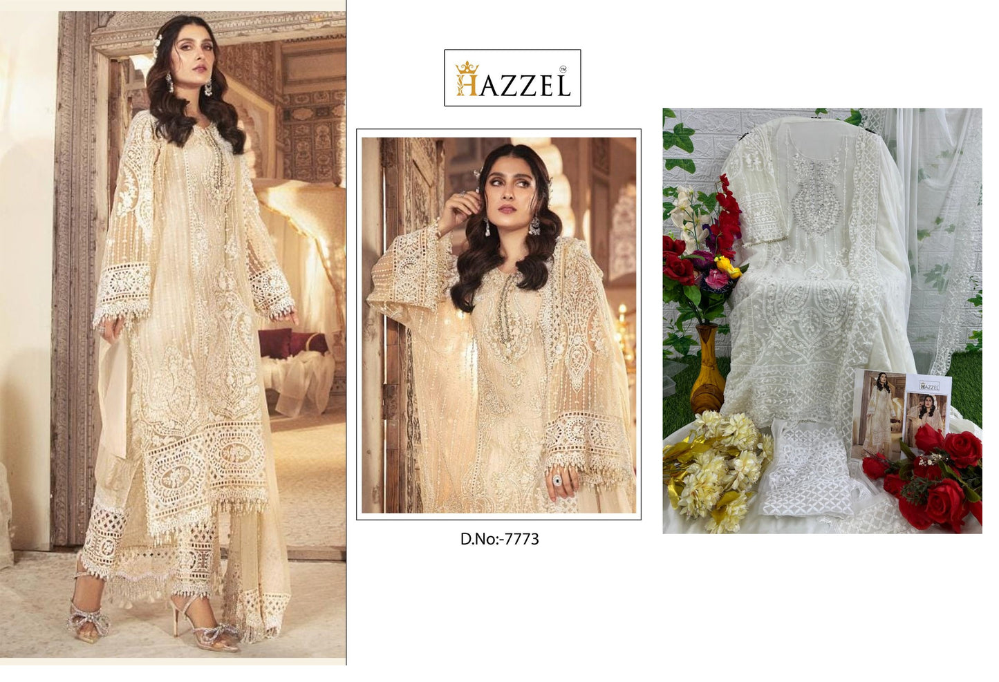 7773 Hazzel Pakistani Salwar Suits
