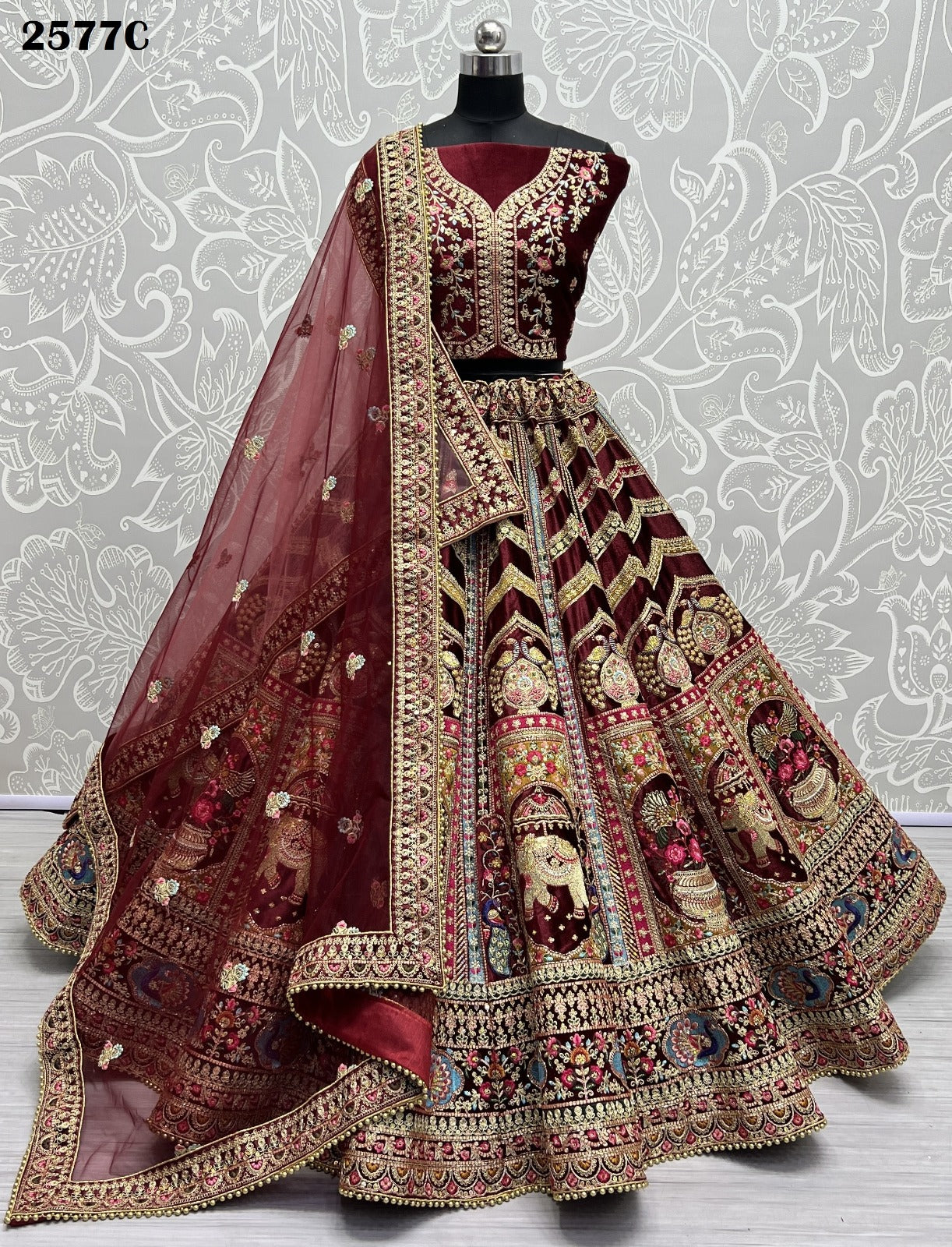 2577C Anjani Art Lehenga Choli