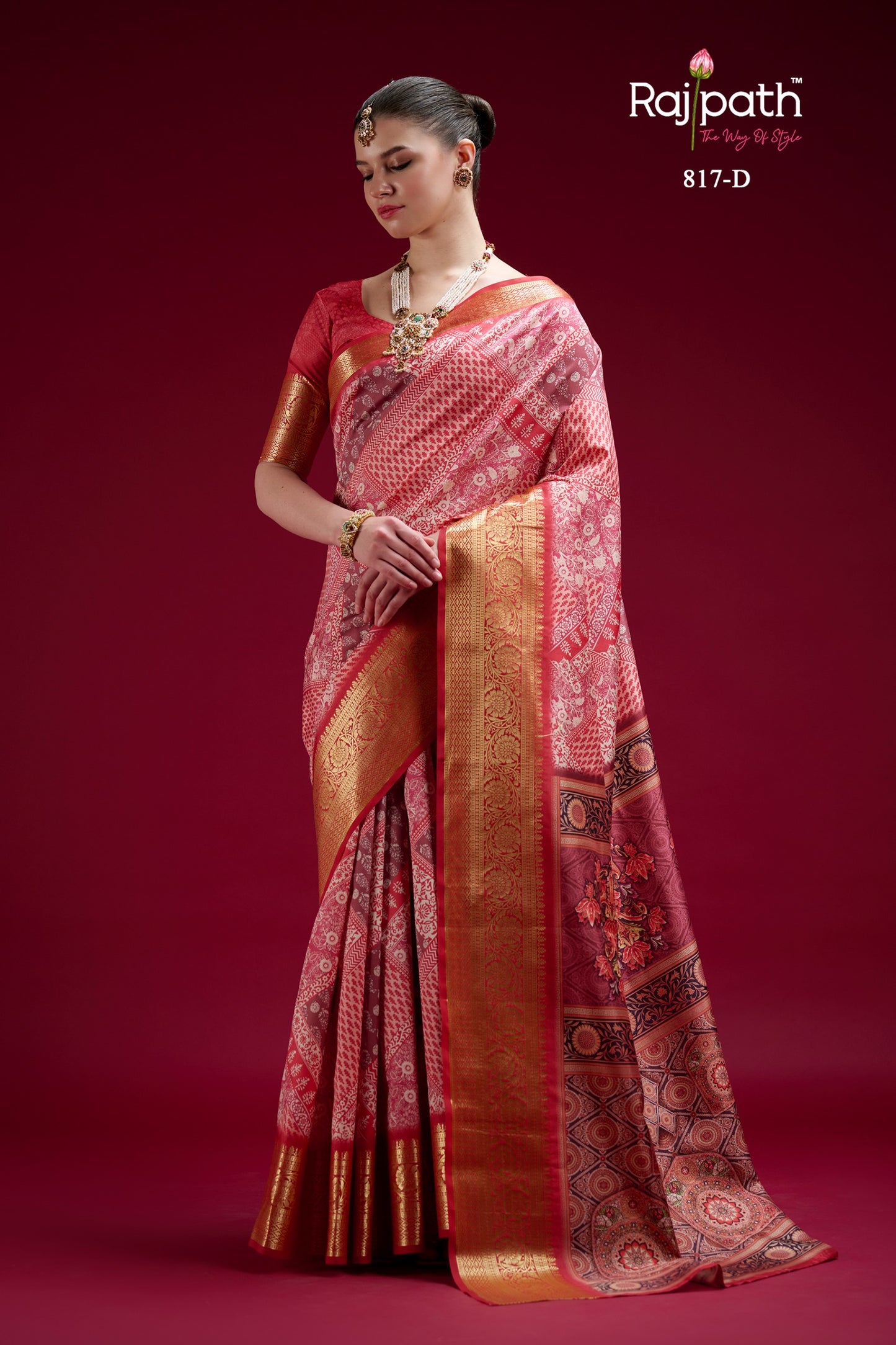 817-D Saaria Rajpath Silk Sarees