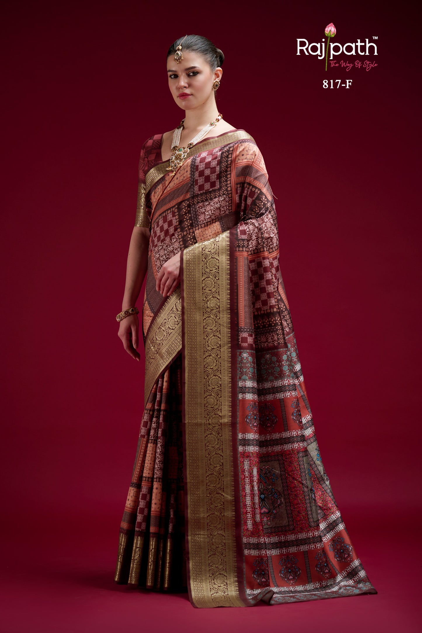 817-F Saaria Rajpath Silk Sarees