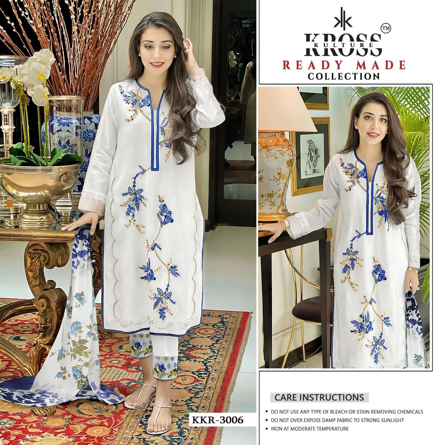 3006 Kross Kulture Pakistani Readymade Suits