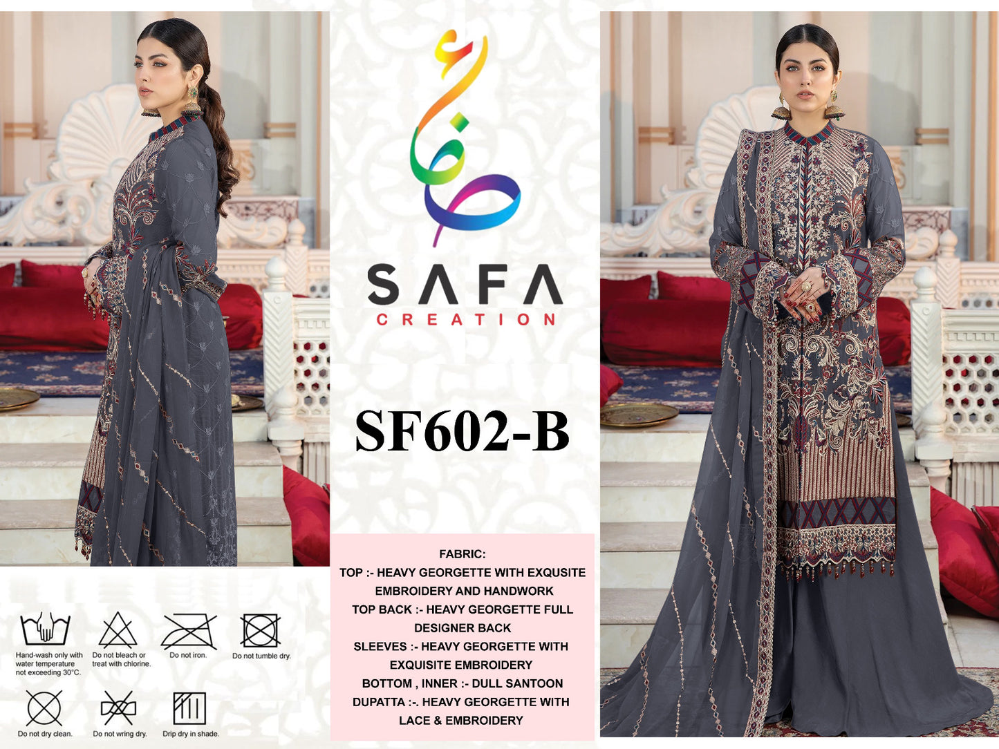 602B Safa Creation Pakistani Salwar Suits