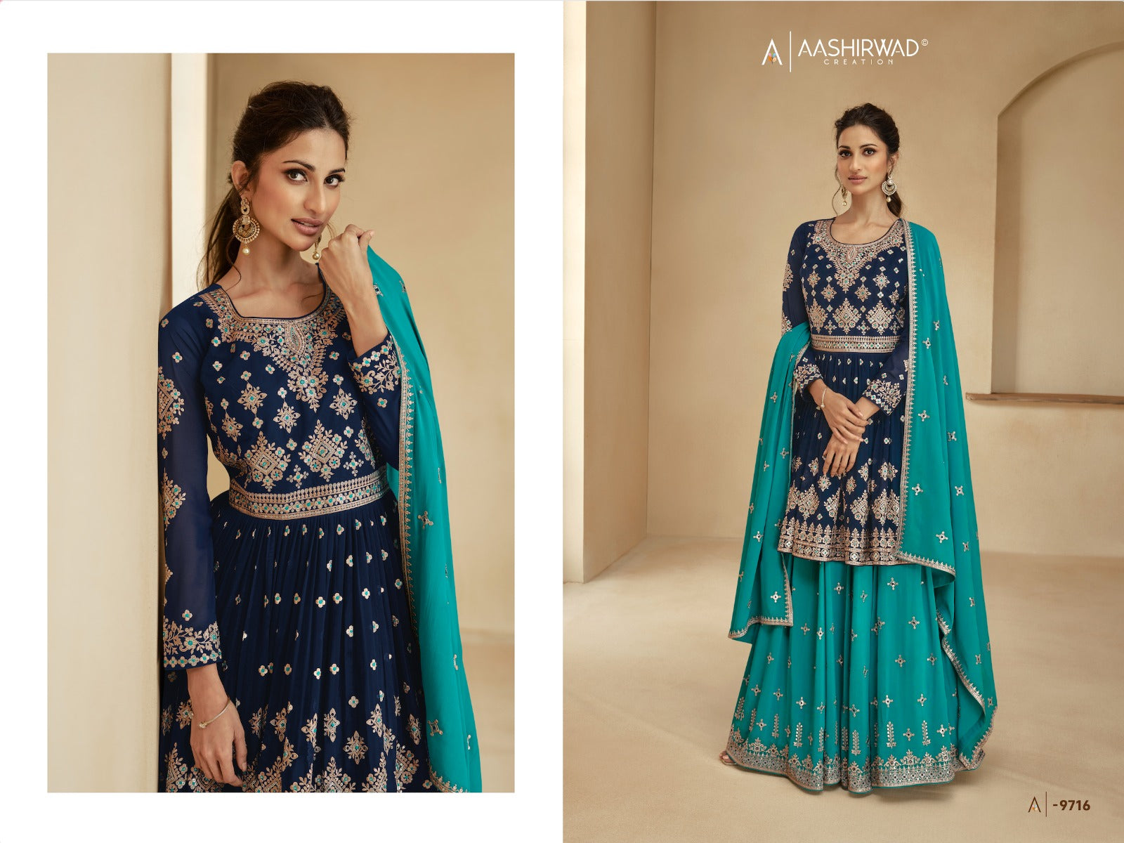 9716 Angel Aashirwad Creation Pakistani Readymade Suits