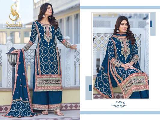 1019C Guzaarish Sabah Unstitched Suits
