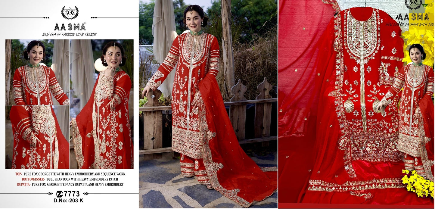 203K Aasma Pakistani Salwar Suits