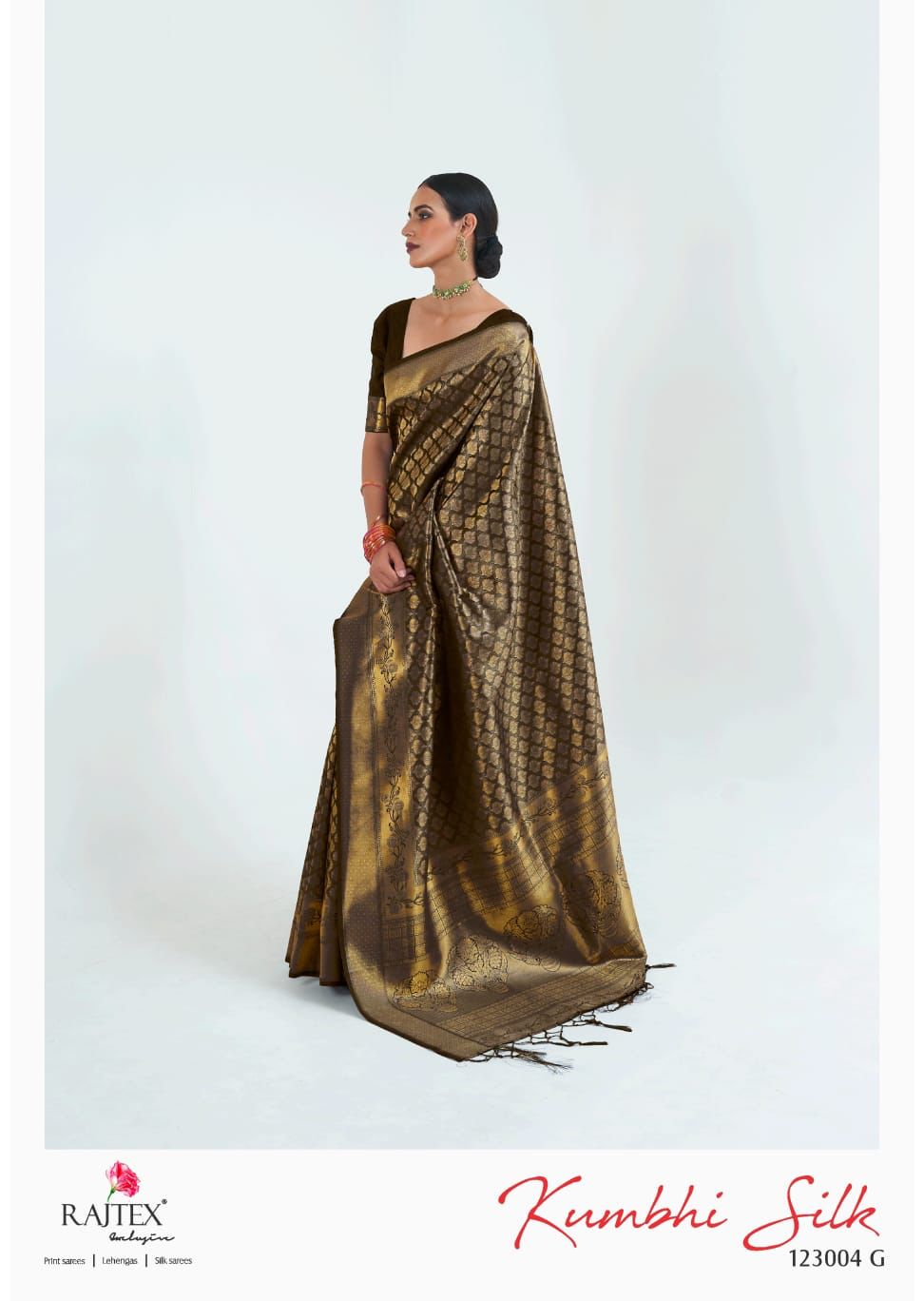 123004G Kumbhi Rajtex Sarees