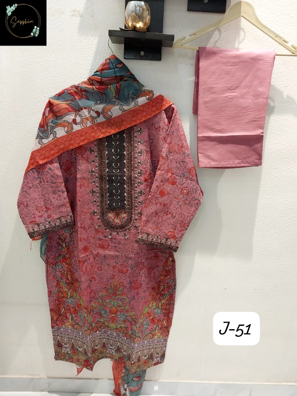 Vol 51 Peach Sapphire Pakistani Readymade Suits