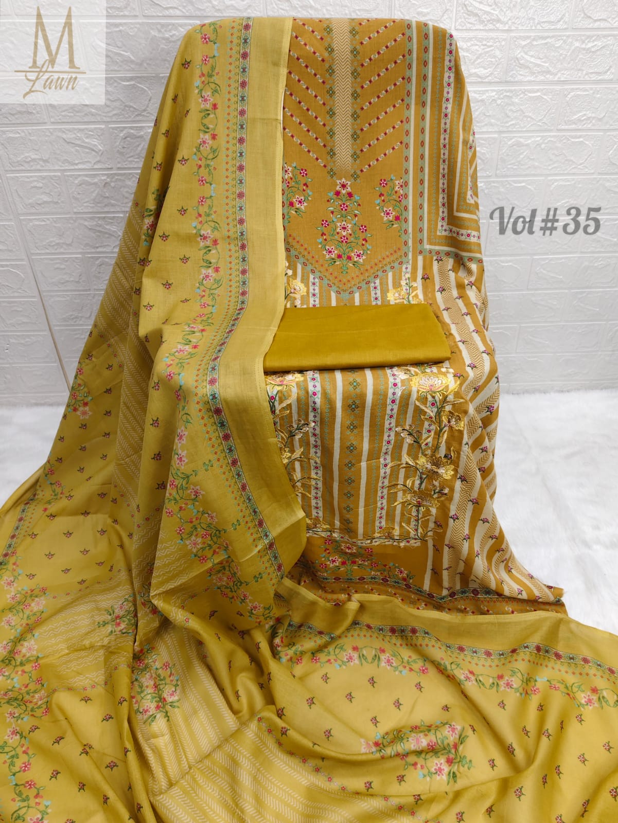 Vol 37 Haldi M Lawn Pakistani Salwar Suits