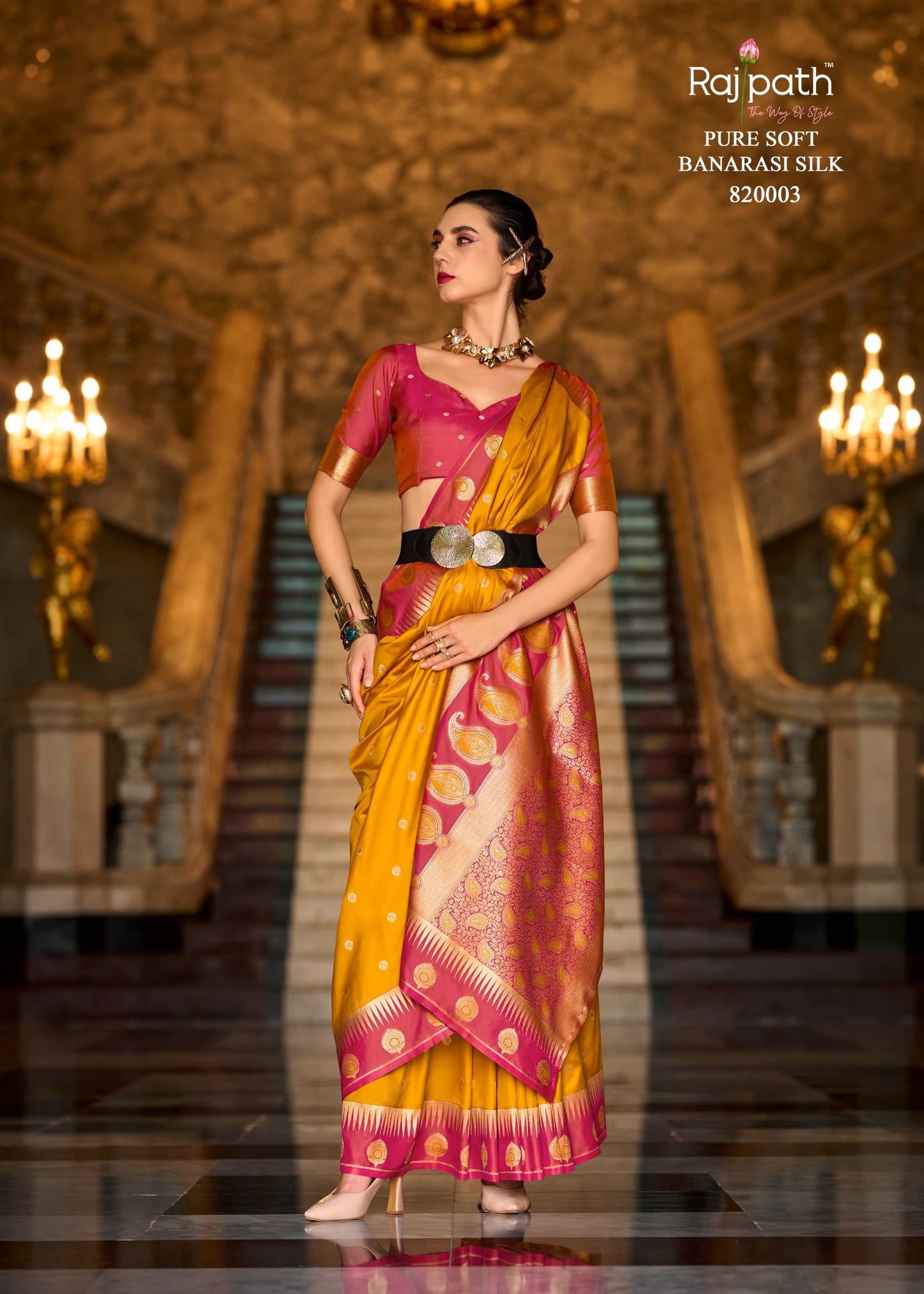 820003 Cherry Rajpath Silk Sarees