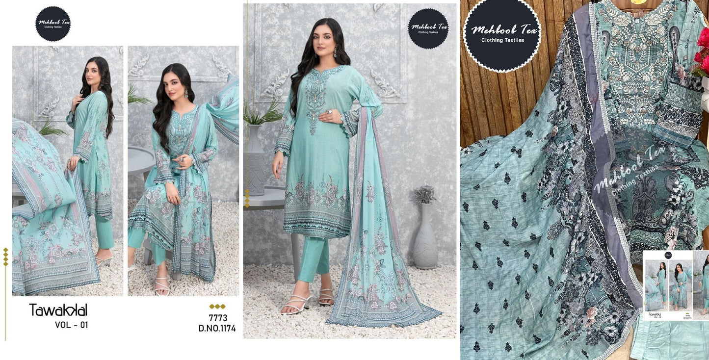 1174 Mehboob Tex Pakistani Salwar Suits