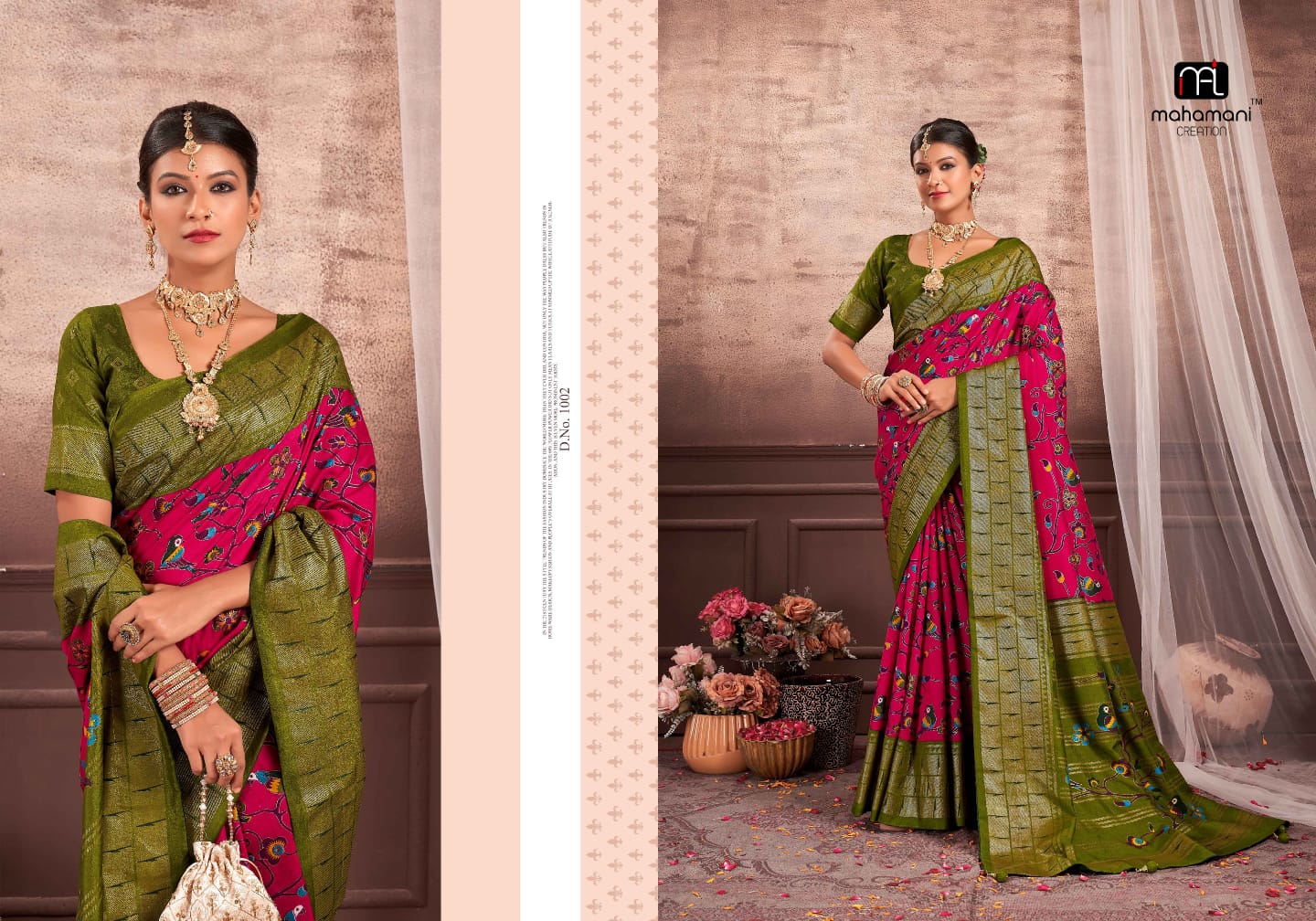 1002 Vasumati Mahamani Creation Sarees