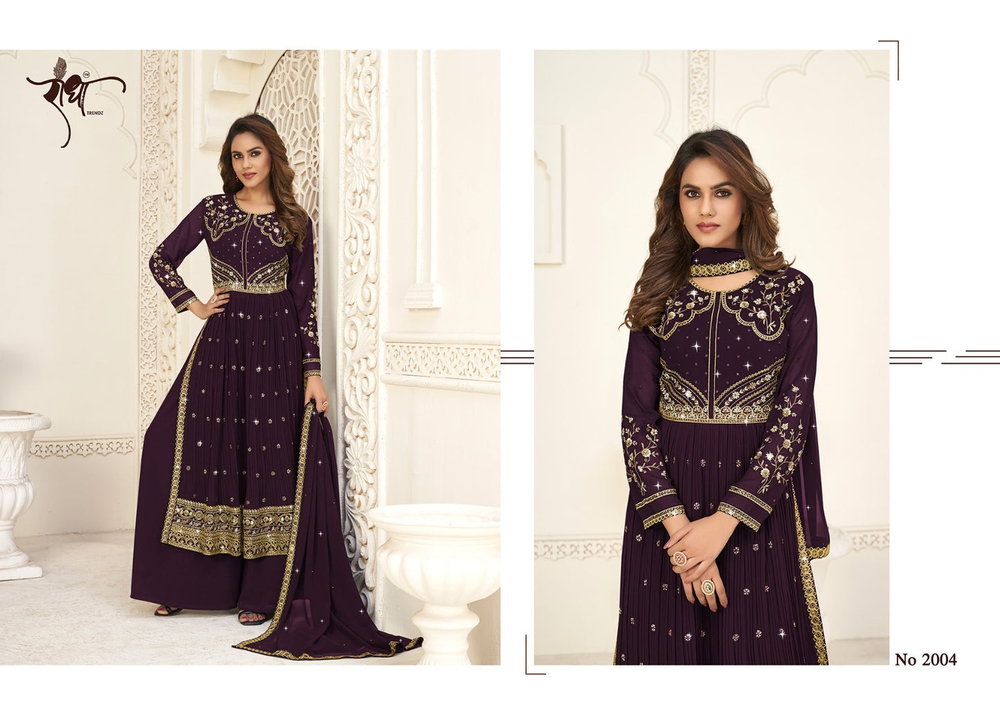 2004 Nayra Vol 3 Radha Unstitched Suits