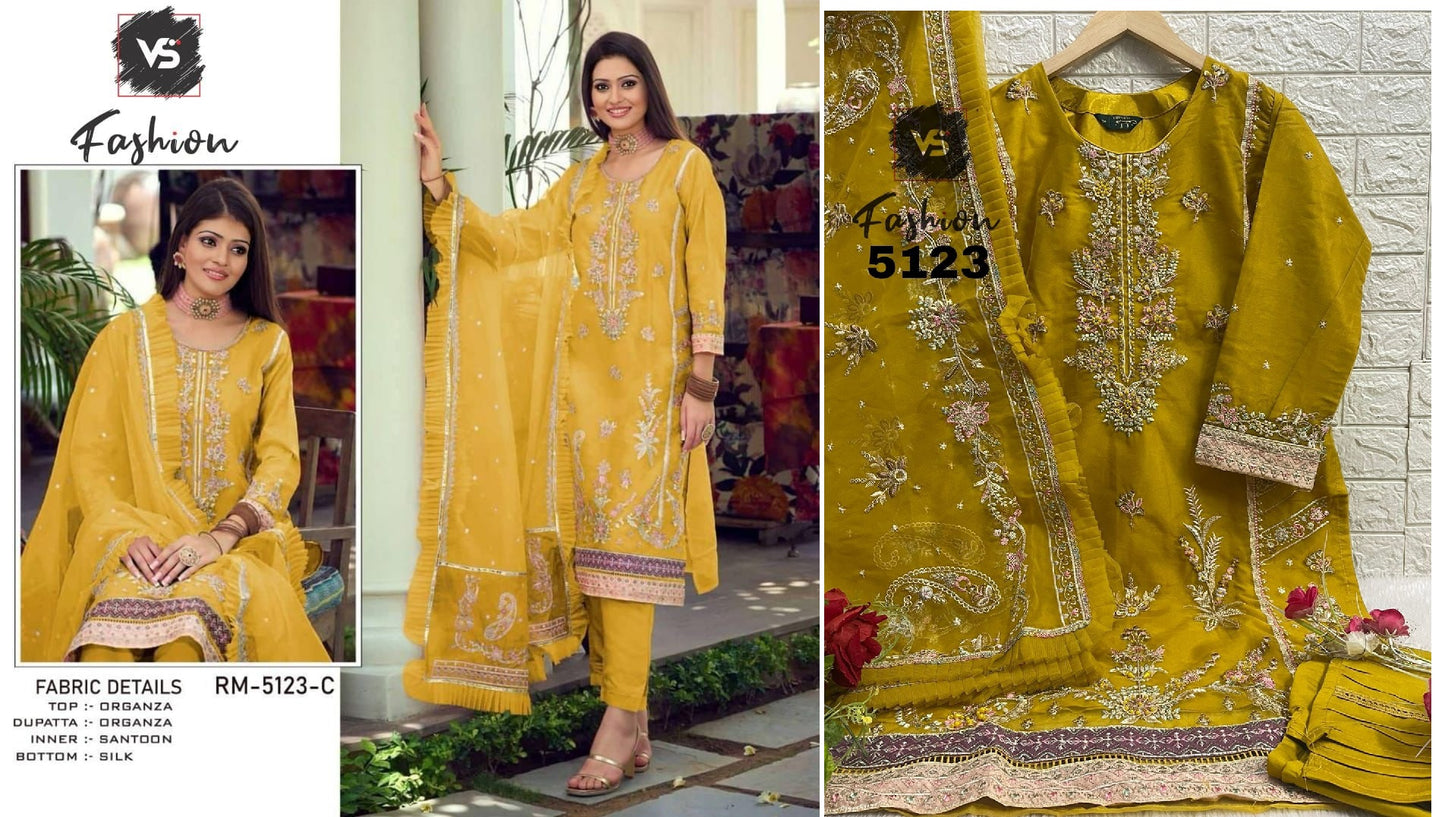 5123C Vs Fashion Pakistani Readymade Suits