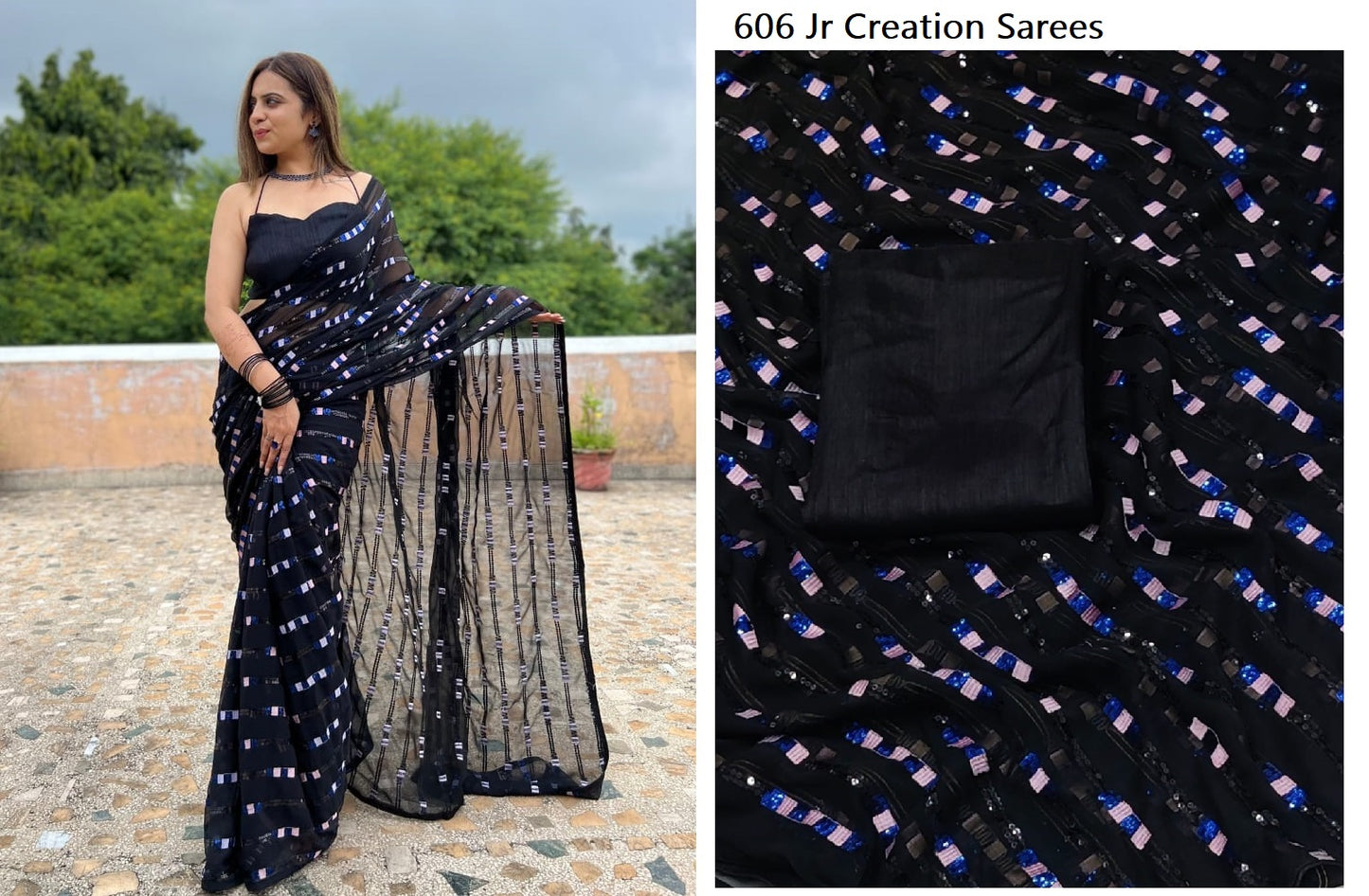 606 Jr Creation Sarees