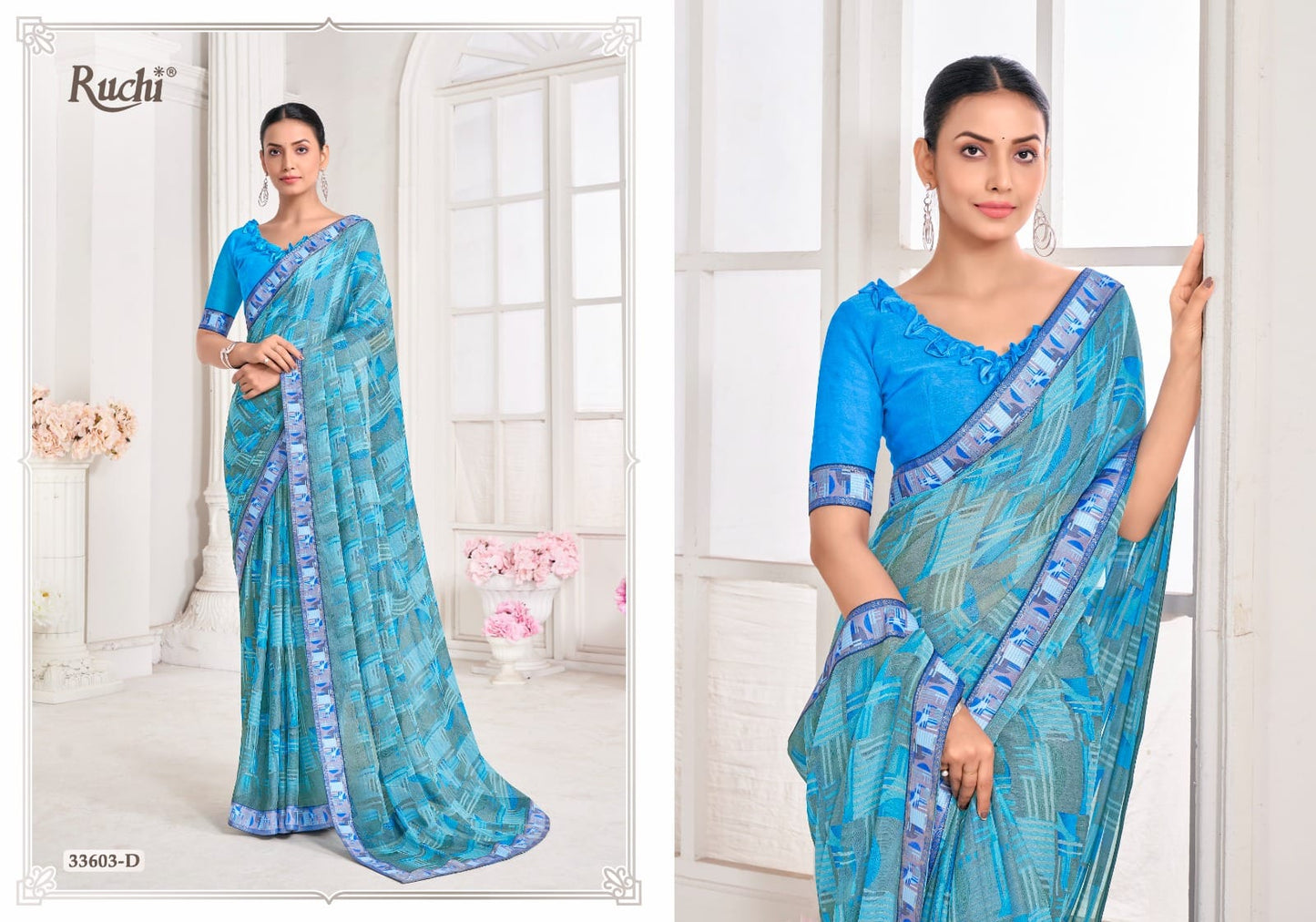 33603D Vanilla Vol 8 Ruchi Sarees