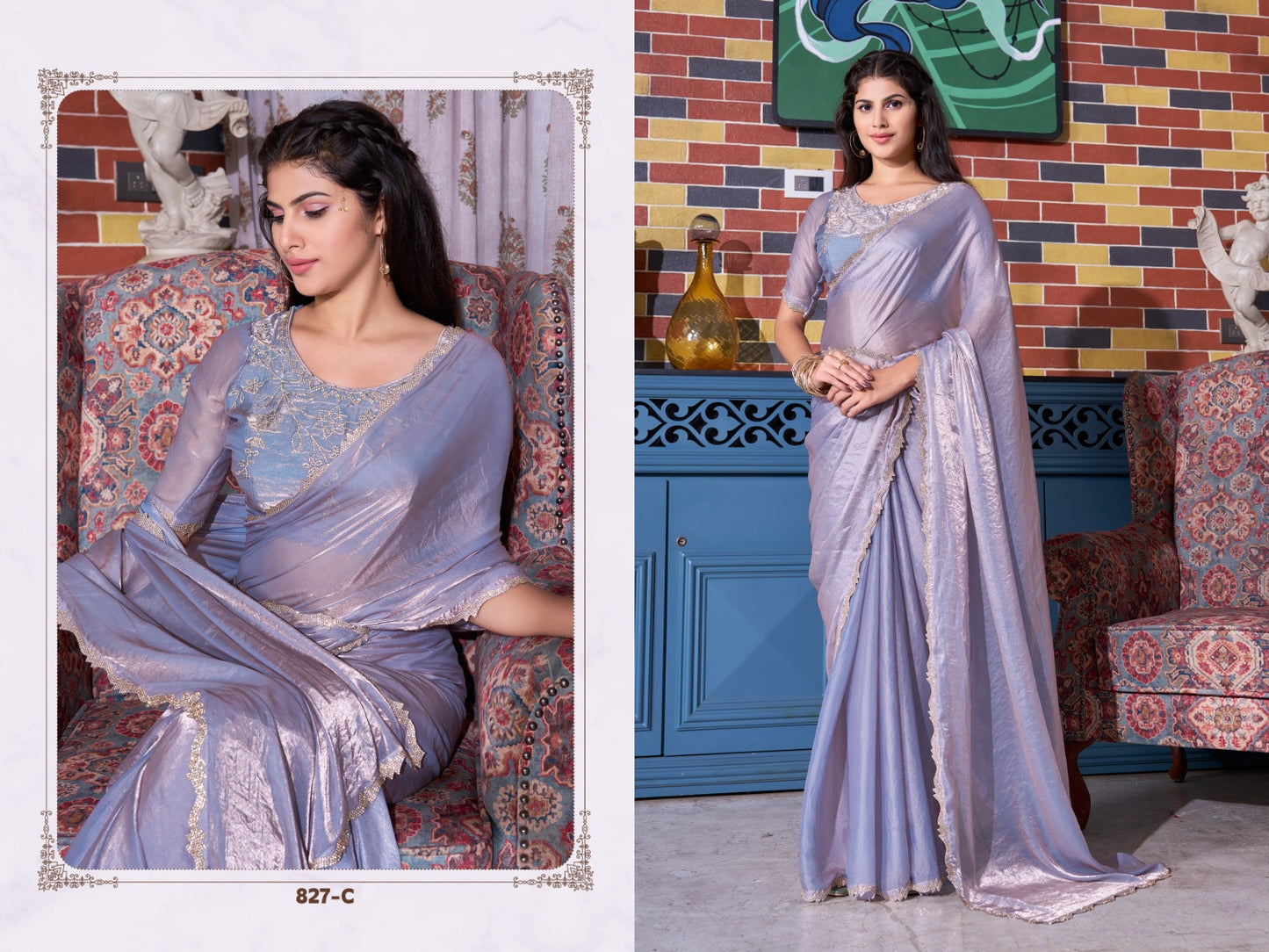827C Mehek Handwork Sarees