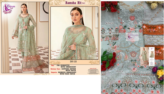 133 Ramsha Hit Vol 2 Dinsaa Suit Pakistani Salwar Suits