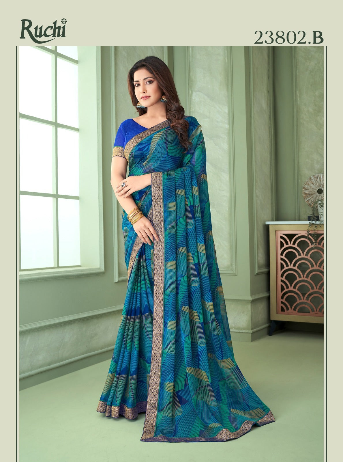 23802B Savera Vol 6 Ruchi Sarees