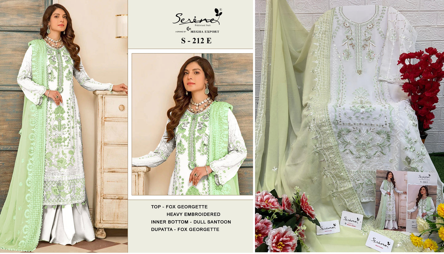 S-212E Serine Pakistani Salwar Suits