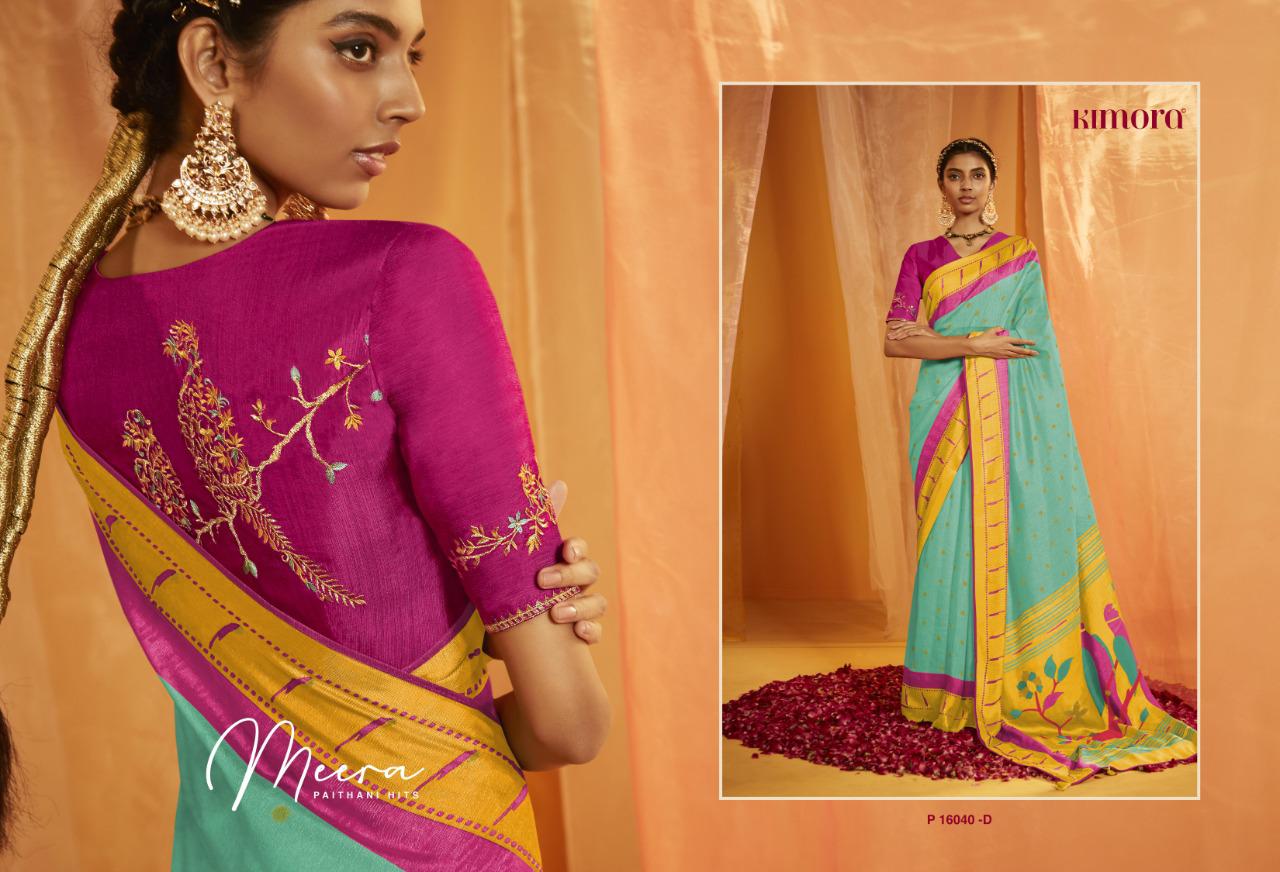 16040D Meera Paithani Hits Kimora Sarees