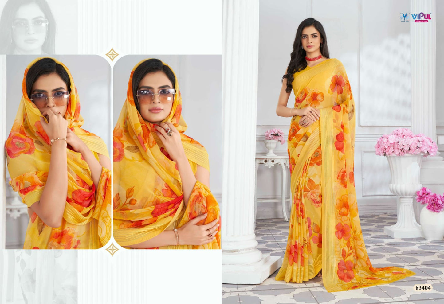 83404 Falguni Vol 2 Vipul Georgette Sarees