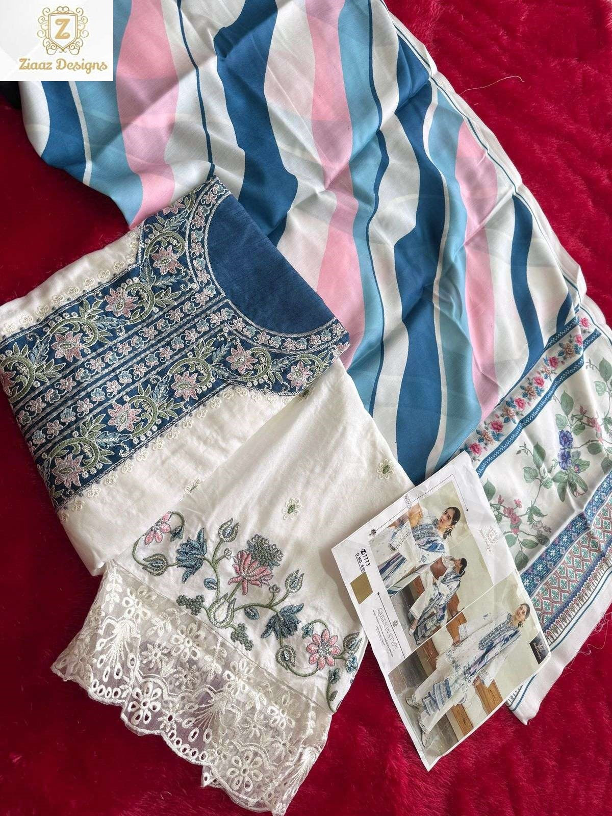 838 Ziaaz Designs Cotton Rayon Pakistani Salwar Suits