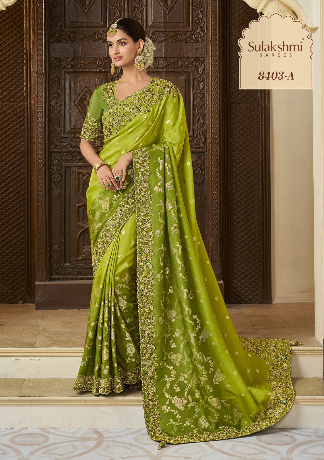 8403A Wedding Saga Sulakshmi Prints Stone Sarees