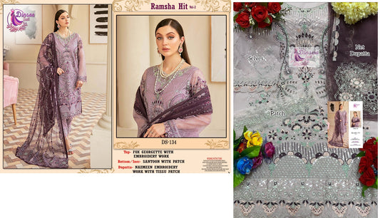 134 Ramsha Hit Vol 2 Dinsaa Suit Pakistani Salwar Suits