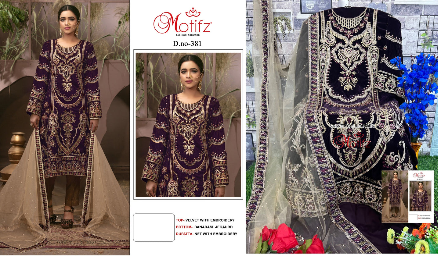 381 Motifz Pakistani Salwar Suits