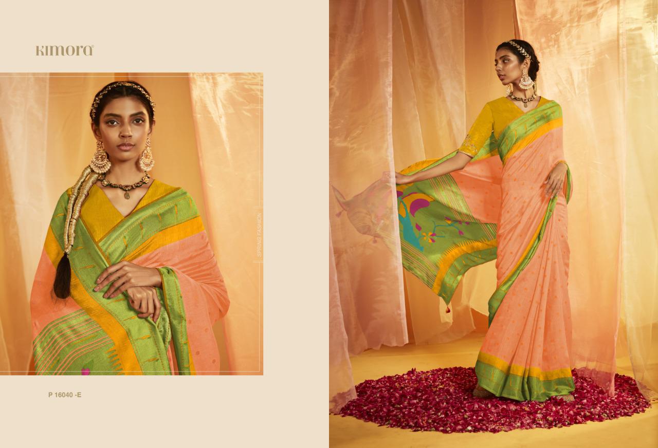 16040E Meera Paithani Hits Kimora Sarees