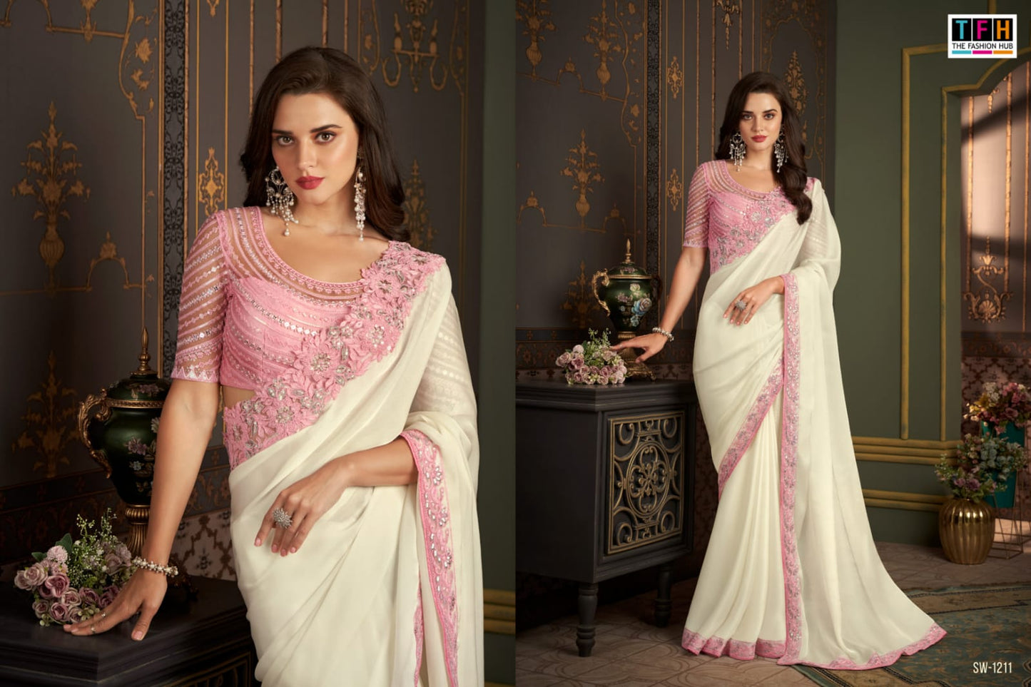 1211 Sandalwood Vol 12 Tfh Sarees