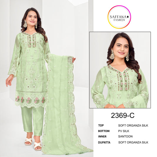 2369C Saffana Pakistani Readymade Suits